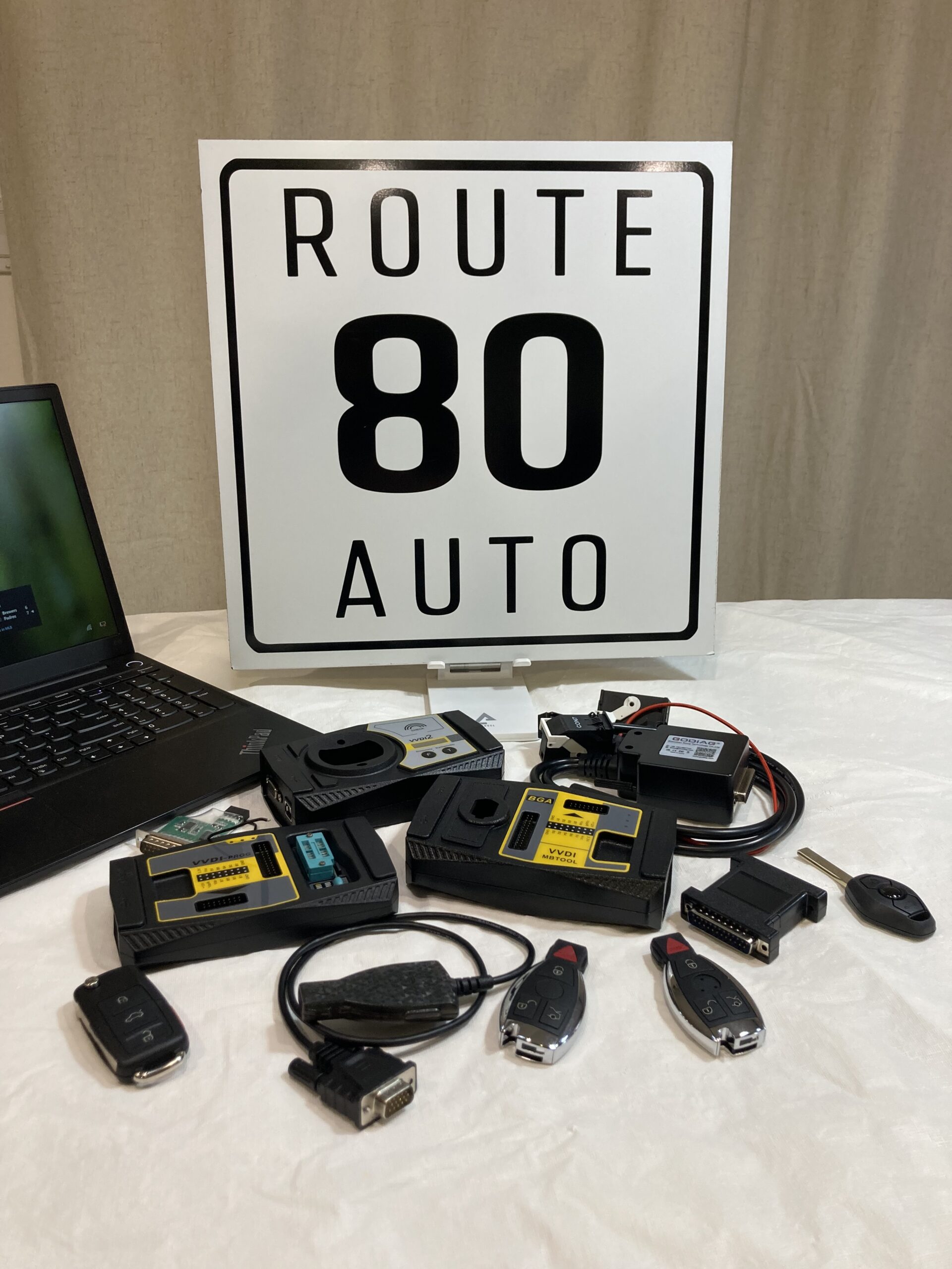 Route 80 Auto mobile locksmith services tools for Glendale and Central Phoenix neighborhoods